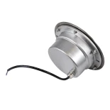 GloboStar® UNDERWATER-GUNE 90405 Υποβρύχιο Χωνευτό Φωτιστικό Σποτ Ειδικό για Σιντριβάνια LED 12W 1200lm 15° DC 24V Αδιάβροχο IP68 Φ18 x Υ11.2cm Ψυχρό Λευκό 6000K - Ανοξείδωτο Ατσάλι - 3 Χρόνια Εγγύηση