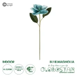 GloboStar® Artificial Garden BLUE MAGNOLIA BRANCH 21425 Τεχνητό Διακοσμητικό Κλαδί Μπλε Μαγνόλια Y80cm