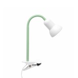 GloboStar® TAVOLO 204-0153 Παιδικό Eπιτραπέζιο Εύκαμπτο Φωτιστικό Μονόφωτο 1 x e27 led IP20 Ανοιχτό Πράσινο Πλαστικό - Μ11 x Π9 x Υ35cm