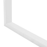 GLOBOSTAR® ALP-CORNER-SIDE90 LUMILINE 61766 Επιφανειακό / Κρεμαστό Προφίλ Αλουμινίου Γωνία με Λευκό Γαλακτερό Πατητό Κάλυμμα για Ταινίες LED IP20 - Λευκό Ματ - Μ30 x Π3.5 x Υ7cm