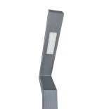 GLOBOSTAR® ZAPOPAN 90838 Φωτιστικό Urban Light Πλατείας/Πάρκου LED 30W 4080lm 120° AC 220-240V Αδιάβροχο IP65 IK09 Φυσικό Λευκό 5000K - LUMILEDs SMD Chip & MEANWELL Driver - Γκρι Ανθρακί - Μ75 x Π14 x Υ360cm - 5 Χρόνια Εγγύηση