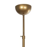 GloboStar® SUNFY 201-0033 Μοντέρνο Κρεμαστό Φωτιστικό Πλέγμα Πολύφωτο 6 x E27 IP20 Μπρονζέ Μέταλλο - Μ57 x Π57 x Υ85cm