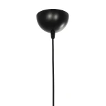 GloboStar® DISE 201-0049 Μοντέρνο Κρεμαστό Φωτιστικό Κύβος Μονόφωτο 1 x E27 IP20 Μαύρο Μέταλλο - Μ28 x Π28 x Υ31cm