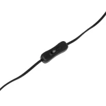 GloboStar® LUMO 201-0073 Μοντέρνο Επιδαπέδιο Φωτιστικό Μονόφωτο 1 x E27 IP20 Καφέ Ξύλο με Μπεζ Ύφασμα - Μ37 x Π36 x Υ136cm