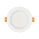 GLOBOSTAR® WATERA 60898 Χωνευτό Downlight Σποτ Panel LED 12W 1500lm 120° AC 220-240V Αδιάβροχο IP54 Ρυθμιζόμενο Λευκό CCT με Διακόπτη στο Σώμα 2700K/4500K/6000K Dimmable - Lumileds SMD Chip & TÜV SÜD Driver - Λευκό Ματ - Μ10.8 x Π10.8 x Υ3.2cm / Q9cm - 3 