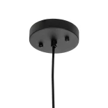GLOBOSTAR® AGROS 61591 Κρεμαστό Φωτιστικό Οροφής Κήπου με Ντουί 1 x E27 AC 220-240V Αδιάβροχο IP65 - Λευκό & Μάυρο - Μ20 x Π20 x Υ22cm