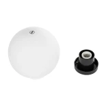 GLOBOSTAR® AGROS 61594 Φωτιστικό Κήπου με Ντουί 1 x E27 AC 220-240V Αδιάβροχο IP65 - Λευκό & Μάυρο - Μ20 x Π20 x Υ22cm