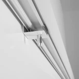 GLOBOSTAR® ALP-LINEAR LUMILINE 61763-3M Επιφανειακό / Κρεμαστό / Επιτοίχιο Προφίλ Αλουμινίου με Λευκό Γαλακτερό Πατητό Κάλυμμα για Ταινίες LED IP20 - Λευκό Ματ - Μ300 x Π3.5 x Υ7cm