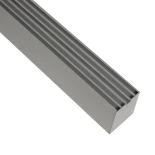 GLOBOSTAR® ALP-LINEAR BRIGHTRAIL 61776-3M Επιφανειακό / Κρεμαστό / Επιτοίχιο Προφίλ Αλουμινίου με Λευκό Γαλακτερό Πατητό Κάλυμμα για Ταινίες LED IP20 - Γκρι Ανθρακί Ματ - Μ300 x Π5 x Υ7.5cm