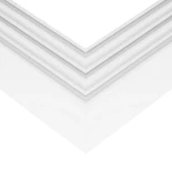 GLOBOSTAR® ALP-CORNER-SIDE90 BRIGHTRAIL 61777 Επιφανειακό / Κρεμαστό Προφίλ Αλουμινίου Γωνία με Λευκό Γαλακτερό Πατητό Κάλυμμα για Ταινίες LED IP20 - Λευκό Ματ - Μ30 x Π5 x Υ7.5cm