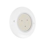 GLOBOSTAR® POOLARTY 61715 Υποβρύχιο Φωτιστικό για Σιντριβάνια/Πισίνες LED 8W 640lm 120° AC/DC 12V Αδιάβροχο IP68 Φυσικό Λευκό 4500K Dimmable - 1m VDE Rubber Καλώδιο - Φ13 x Υ2cm - 3 Χρόνια Εγγύηση