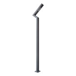 GLOBOSTAR® ZAPOPAN 90838 Φωτιστικό Urban Light Πλατείας/Πάρκου LED 30W 4080lm 120° AC 220-240V Αδιάβροχο IP65 IK09 Φυσικό Λευκό 5000K - LUMILEDs SMD Chip & MEANWELL Driver - Γκρι Ανθρακί - Μ75 x Π14 x Υ360cm - 5 Χρόνια Εγγύηση