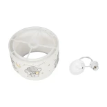 GloboStar® ELEPHANT 204-0002 Παιδικό Κρεμαστό Φωτιστικό Φιγούρα Μονόφωτο 1 x E27 IP20 Πολύχρωμο Ύφασμα - Μ30 x Π30 x Υ24cm