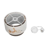 GloboStar® GIRAFFE 204-0008 Παιδικό Κρεμαστό Φωτιστικό Φιγούρα Μονόφωτο 1 x E27 IP20 Πολύχρωμο Ύφασμα - Μ30 x Π30 x Υ24cm