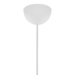 GloboStar® OWL 204-0017 Παιδικό Κρεμαστό Φωτιστικό Φιγούρα Μονόφωτο 1 x E27 IP20 Λευκό Ύφασμα - Μ28 x Π28 x Υ24cm