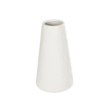 GloboStar® Artificial Garden CONSOLI 21287 Διακοσμητικό Κεραμικό Βάζο Μπεζ Μ14 x Π14 x Υ25cm