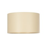 GloboStar® CILIO 203-0154 Μοντέρνο Φωτιστικό Οροφής Καπέλο Μονόφωτο 1 x E27 IP20 Μπεζ Ύφασμα - Μ38 x Π38 x Υ21cm