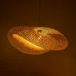 GLOBOSTAR® MEXICO 00720 Boho Κρεμαστό Φωτιστικό Οροφής με Ντουί 1 x E27 AC 220-240V IP20 - Μπεζ - Μ85 x Π55 x Υ36cm