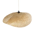 GLOBOSTAR® MEXICO 00720 Boho Κρεμαστό Φωτιστικό Οροφής με Ντουί 1 x E27 AC 220-240V IP20 - Μπεζ - Μ85 x Π55 x Υ36cm
