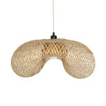 GLOBOSTAR® MEXICO 00720 Boho Κρεμαστό Φωτιστικό Οροφής με Ντουί 1 x E27 AC 220-240V IP20 - Μπεζ - Μ85 x Π55 x Υ36cm
