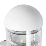 GLOBOSTAR® NEWI 01418 Μοντέρνο Φωτιστικό Τοίχου - Απλίκα με Ντουί 1 x E27 AC 220-240V IP20 - Λευκό - Μ11 x Π17 x Υ25cm