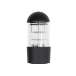 GLOBOSTAR® NEWI 01419 Μοντέρνο Φωτιστικό Τοίχου - Απλίκα με Ντουί 1 x E27 AC 220-240V IP20 - Μαύρο - Μ11 x Π17 x Υ25cm