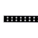 GLOBOSTAR® WASHER-MOZA 05114 Μπάρα Φωτισμού Wall Washer LED 48W 4800lm 10-30° DC 24V Αδιάβροχο IP66 RGB Dimmable - Γκρι Ανθρακί - Μ100 x Π6.5 x Υ6.6cm - 3 Χρόνια Εγγύηση