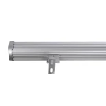 GLOBOSTAR® WASHER-MOZA 05116 Μπάρα Φωτισμού Wall Washer LED 72W 10080lm 10-30° DC 24V Αδιάβροχο IP66 Θερμό Λευκό 3000K Dimmable - Γκρι Ανθρακί - Μ100 x Π7.4 x Υ7cm - 3 Χρόνια Εγγύηση