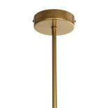 GLOBOSTAR® GLOBUS 201-0119 Μοντέρνο Φωτιστικό Οροφής με Ντουί 2 x E27 AC 220-240V IP20 - Χρυσό & Λευκό - Μ65 x Π15 x Υ60cm