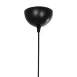 GLOBOSTAR® LAVERA 201-0024 Vintage Κρεμαστό Φωτιστικό Οροφής με Ντουί 1 x E27 AC 220-240V IP20 - Μπρονζέ & Μαύρο - Μ14 x Π14 x Υ44cm