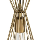 GLOBOSTAR® FLIXIO 201-0126 Vintage Κρεμαστό Φωτιστικό Οροφής με Ντουί 3 x E27 AC 220-240V IP20 - Χρυσό - Μ30 x Π30 x Υ80cm