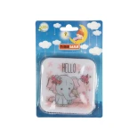 GloboStar® KIDDO 202-0001 Παιδικό Φωτιστικό Νυκτός LED 1W 95lm 120° AC220-240V IP20 Ψυχρό Λευκό 6000K - M5.5 x Π5.5 x Υ8cm - 2 Χρόνια Εγγύηση