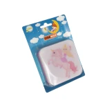 GloboStar® KIDDO 202-0005 Παιδικό Φωτιστικό Νυκτός LED 1W 95lm 120° AC220-240V IP20 Ψυχρό Λευκό 6000K - Μ5.5 x Π5.5 x Υ8cm - 2 Χρόνια Εγγύηση