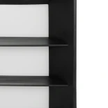 GloboStar® ENGLAND 202-0018 Μοντέρνο Επιδαπέδιο Φωτιστικό Μονόφωτο 1 x E27 IP44 Μαύρο Πλαστικό - Μ22 x Π22 x Υ27cm