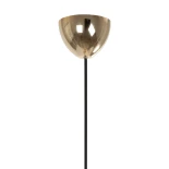 GloboStar® PLEX 202-0037 Μοντέρνο Κρεμαστό Φωτιστικό Πλέγμα Μονόφωτο 1 x E27 IP20 Χρυσό Μέταλλο με Διάφανο Γυαλί - Μ25 x Π25 x Υ23cm