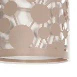 GloboStar® PETAL 203-0066 Μοντέρνο Κρεμαστό Φωτιστικό Καπέλο Μονόφωτο 1 x E27 IP20 Ροζ Πλαστικό - Μ23 x Π23 x Υ30cm