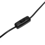 GloboStar® SAGA 204-0040 Μοντέρνο Eπιδαπέδιο Φωτιστικό Μονόφωτο 1 x E27 IP20 Καφέ Ξύλο με Μπεζ Ύφασμα - Μ38 x Π38 x Υ140cm
