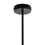 GLOBOSTAR® GLOBUS 201-0118 Μοντέρνο Φωτιστικό Οροφής με Ντουί 2 x E27 AC 220-240V IP20 - Μαύρο & Λευκό - Μ65 x Π15 x Υ60cm
