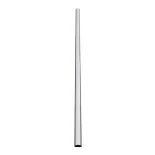 GLOBOSTAR® ALP-LINEAR CURBARIO 70804-1M Επιφανειακό Εύκαμπτο Προφίλ Αλουμινίου με Λευκό Γαλακτερό Πατητό Κάλυμμα για Ταινίες LED IP20 - Μαύρο - Μ100 x Π1.8 x Υ0.5cm