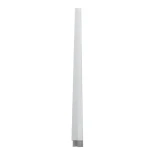 GLOBOSTAR® ALP-R-SHELF DODA 70814-1M Χωνευτό Προφίλ Αλουμινίου Ειδικό για Φωτισμό Ραφιού 18mm με Λευκό Γαλακτερό Πατητό Κάλυμμα για Ταινίες LED IP20 - Ασημί - Μ100 x Π1.5 x Υ2cm