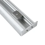GLOBOSTAR® ALP-WALL-UPDOWN CONCEALED 70844-1M Επιφανειακό Προφίλ Αλουμινίου Ειδικό για Δημιουργία Κρυφού Φωτισμού Up & Down με Λευκό Γαλακτερό Πατητό Κάλυμμα για Ταινίες LED IP20 - Ασημί - Μ100 x Π5 x Υ1.7cm