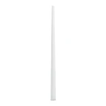GLOBOSTAR® ALP-LINEAR CURBARIO 70863-1M Επιφανειακό Εύκαμπτο Προφίλ Αλουμινίου με Λευκό Γαλακτερό Πατητό Κάλυμμα για Ταινίες LED IP20 - Λευκό - Μ100 x Π1.8 x Υ0.5cm