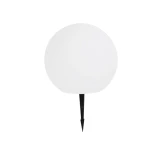 GLOBOSTAR® AQUAGLOW 71474 Μοντέρνο Φωτιστικό Κήπου Μπάλα με IR Ασύρματο Χειριστήριο LED 3W 240lm 360° DC 5V με USB-C με Ενσωματωμένο Φωτοβολταϊκό Panel 6V 1W & Επαναφορτιζόμενη Μπαταρία Li-ion 3.7V 2x18650 1400mAh Αδιάβροχο IP54 Πολύχρωμο RGBW Dimmable - 