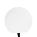 GLOBOSTAR® AQUAGLOW 71474 Μοντέρνο Φωτιστικό Κήπου Μπάλα με IR Ασύρματο Χειριστήριο LED 3W 240lm 360° DC 5V με USB-C με Ενσωματωμένο Φωτοβολταϊκό Panel 6V 1W & Επαναφορτιζόμενη Μπαταρία Li-ion 3.7V 2x18650 1400mAh Αδιάβροχο IP54 Πολύχρωμο RGBW Dimmable - 