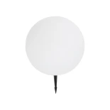 GLOBOSTAR® AQUAGLOW 71475 Μοντέρνο Φωτιστικό Κήπου Μπάλα με IR Ασύρματο Χειριστήριο LED 5W 400lm 360° DC 5V με USB-C με Ενσωματωμένο Φωτοβολταϊκό Panel 6V 1.5W & Επαναφορτιζόμενη Μπαταρία Li-ion 3.7V 3x18650 1800mAh Αδιάβροχο IP54 Πολύχρωμο RGBW Dimmable 