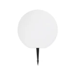 GLOBOSTAR® AQUAGLOW 71475 Μοντέρνο Φωτιστικό Κήπου Μπάλα με IR Ασύρματο Χειριστήριο LED 5W 400lm 360° DC 5V με USB-C με Ενσωματωμένο Φωτοβολταϊκό Panel 6V 1.5W & Επαναφορτιζόμενη Μπαταρία Li-ion 3.7V 3x18650 1800mAh Αδιάβροχο IP54 Πολύχρωμο RGBW Dimmable 