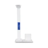 GLOBOSTAR® ZENTIME 76554 Μοντέρνο Επιτραπέζιο Φωτιστικό Γραφείου με Ασύρματη Φόρτιση 15W 3A & Ψηφιακό Ρολόι LED 3.5W 350lm 120° DC 5V με USB-C IP20 Ρυθμιζόμενο Λευκό CCT με Αφή 2700K/4500K/6000K Dimmable - Sanan SMD Chip - Λευκό- Μ19.5 x Π25 x Υ50cm - 2 Χ
