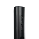 GLOBOSTAR® DIGICOLUMN 76562 Μοντέρνο Επιτραπέζιο Γραμμικό Ψηφιακό Φωτιστικό Digital Pixel Symphony Bar με WiFi Εφαρμογή LED 1.5W 90lm 120° DC 5V με USB-C & Επαναφορτιζόμενη Μπαταρία LiPo 601045 3.7V 280mAh IP20 Πολύχρωμο RGB Dimmable - Μαύρο - Μ5.6 x Π5.6
