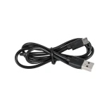 GLOBOSTAR® OLDY 76563 Μοντέρνο Επιτραπέζιο Φωτιστικό Γραφείου με Ασύρματη Φόρτιση 15W 3A, 5W Bluetooth Ηχείο & Ψηφιακό Ρολόι LED 3W 300lm 120° DC 5V με USB-C IP20 Ρυθμιζόμενο Λευκό CCT με Αφή 2700K/4500K/6000K Dimmable - Sanan SMD Chip - Μαύρο - Μ13 x Π25