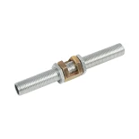 GLOBOSTAR® PIPEADAPT 79593 Μεταλλικός DIY Σύνδεσμος για Ολόπασους Σωλήνες Φωτιστικών - Μ0 x Π0 x Υ1.5cm - Πακέτο 10 Τεμαχίων